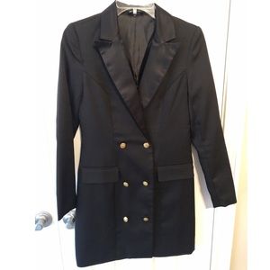 COPY - Black Tuxedo Dress